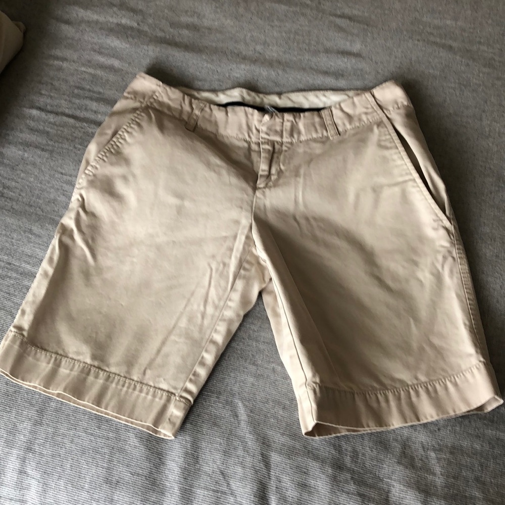 Gap light khaki Bermuda length shorts